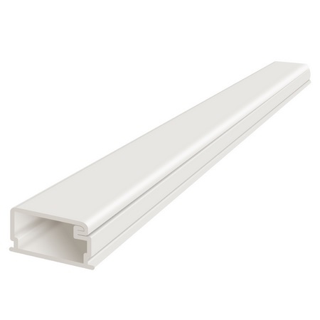 Wire Trak 375 Series - 3/4 inch Flex Tab Surface Raceway - Beige