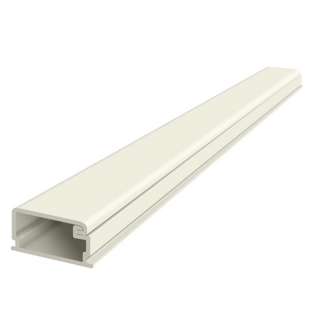 Wire Trak 375 Series - 3/4 inch Flex Tab Surface Raceway - Ivory