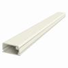 Show product details for FE0201125SR-I8-1PC Wire Trak 1125 Series 8' L x 1 1/2" W x 3/4" D 1-Piece Latching Surface Raceway - Ivory