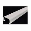 Show product details for FE020500FTTPC-BLK6 Wire Trak 500 Series 6'L x 1"W x 1/2"D Tamper Resistant Cover - 20 Pack - Black