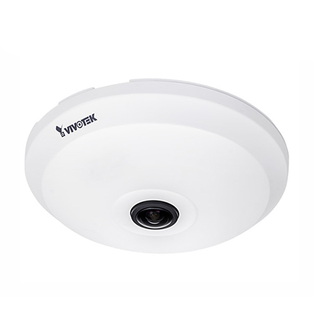 FE9181-H Vivotek 1.47mm 30FPS @ 1920x1920 Indoor Day/Night WDR Fisheye Panoramic IP Security Camera 12VDC/PoE