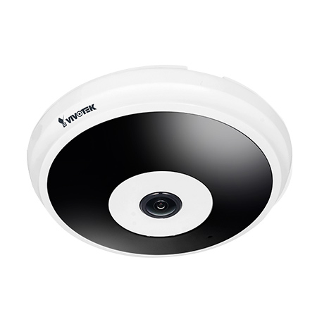 [DISCONTINUED] FE9182-H Vivotek 1.47mm 30FPS @ 1920 x 1920 Indoor IR Day/Night WDR Fisheye Panoramic IP Security Camera 12VDC/PoE