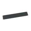 Show product details for FEB2 Middle Atlantic 2 Space (3 1/2 Inch) Flat Economic Blank Panel, Black Powder Coat Finish