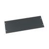 Show product details for FEB4 Middle Atlantic 4 Space (7 Inch) Flat Economic Blank Panel, Black Powder Coat Finish