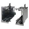 Show product details for FER102 Arlington Industries Gangable Box w/ Mounting Wing Screws - Black