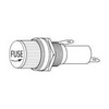 Show product details for FH1 Vanco Holder Fuse Holder Std Panel Mount