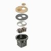 Show product details for FLB3520MB Arlington Industries Brass Retro Floor Box