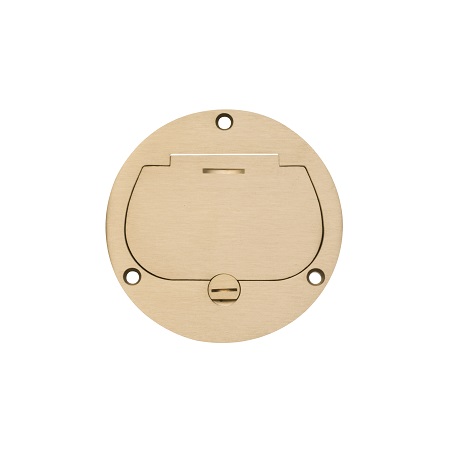 FLB3531MB Arlington Industries 1G Brass Floor Box