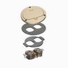 Show product details for FLB3531MBTK Arlington Industries 1G Brass Flip LD Trim Kit