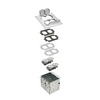 Show product details for FLB5551NL Arlington Industries 2 Gang Metal Cover Kit