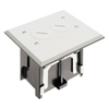 Show product details for FLBA101W Arlington Industries 1-Gang Adjustable Non-Metallic Floor Box for New Floors