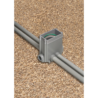 FLBC101BL Arlington Industries 1-Gang Non-Metallic Floor Boxes for New Concrete Pours - Black