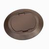 Show product details for FLBC4520BR Arlington Industries Brown Floor Box Cover