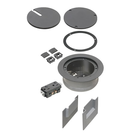 Arlington Industries Recessed Cover Kits for 5.5 Inch Concrete Floor Box
