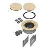 FLBC5540LA Arlington Industries Recessed Cover Kits for 5.5 Inch Concrete Floor Box - Light Almond