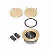 Show product details for FLBC5570MB Arlington Industries Recessed Cover Kits for 5.5 Inch Round Concrete Box - Brass