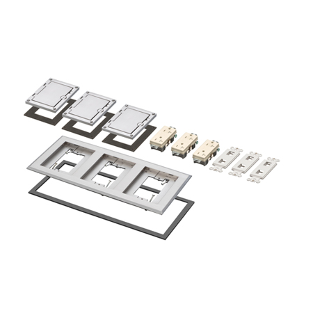FLBC8530NL Arlington Industries Three Gang Frame Kit