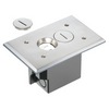 Show product details for FLBR101SS Arlington Industries 1-Gang Steel Retro Floor Boxes