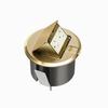 Show product details for FLBT6520MB Arlington Industries Round Trapdoor with Brass