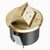 Show product details for FLBT6520UMB Arlington Industries Round Trapdoor with Brass Cover