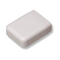 FMEC1125-I WireTrak End Cap for 1125 Series Surface Raceway - Ivory