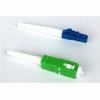 Show product details for FOX-SCU-OM2-09-10 FiberFox FOX SOC 900um Splice on Connectors SC MM OM2 Black Housing/White Boot - 10 Pack