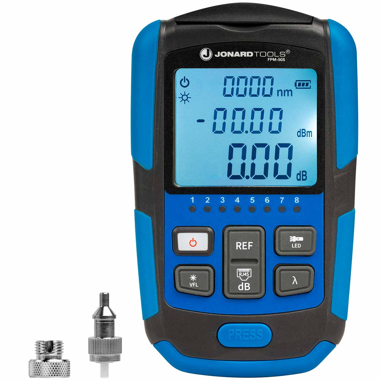 FPM-50S Jonard Tools Mini Optical Power Meter, (-50 to +26 dBm)