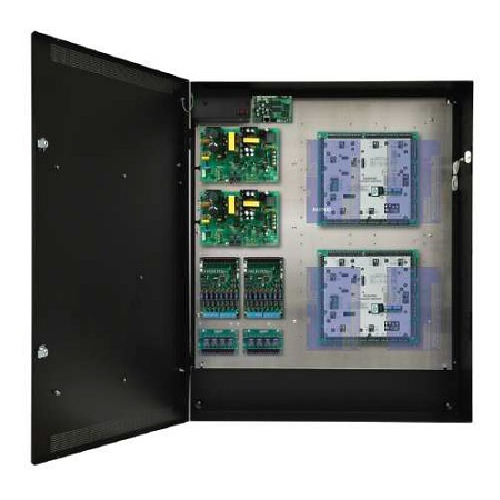 FPO150/250-2D82M8NL4E8A LifeSafety Power AMAG 16 Door 12 Amp 12VDC 20 Amp 12VDC 16 Managed and 16 Auxiliary Distribution Outputs Access Control Power Supply in UL Listed Indoor 30" W x 36" H x 6.5" D Electrical Enclosure