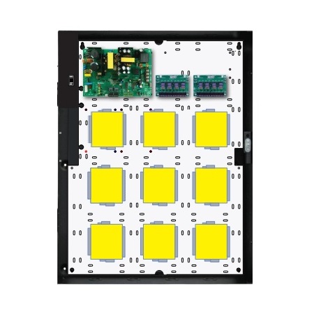 FPO150-2D8E6P LifeSafety Power Paxton 8 Door 12 Amp 12VDC 16 Auxiliary Distribution Outputs Access Control Power Supply in UL Listed Indoor 23" W x 30" H x 6.5" D Electrical Enclosure