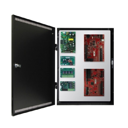 FPO75-E2M LifeSafety Power Mercury 4 Door 6 Amp 12VDC Access Control Power Supply in UL Listed Indoor 16" W x 20" H x 4.5" D Electrical Enclosure