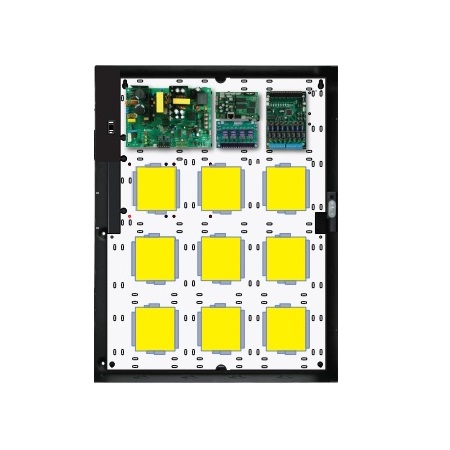 FPO150-D8M8NL4E6P LifeSafety Power Paxton 8 Door 12 Amp 12VDC 8 Auxiliary and 8 Managed Control Access Control Power Supply in UL Listed Indoor 23" W x 30" H x 6.5" D Electrical Enclosure
