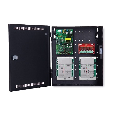 FPO75-D8E1-2SL1 LifeSafety Power Salto 4 Door 6 Amp 12VDC 8 Auxiliary Distribution Outputs Access Control Power Supply in UL Listed Indoor 12" W x 14" H x 4.5" D Electrical Enclosure