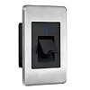 Show product details for FR1500-ID ZKTeco USA Flushmount Slave Fingerprint Reader with Built in ZKAccess Card Reader