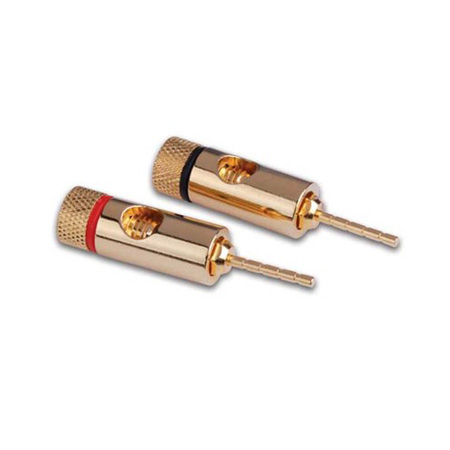 FRO506R Vanco Connector Pin Plug Gold 2 Pack
