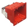 Show product details for FSR404RD-25 Arlington Industries Retro Fit 2-Gang Box Red  Pack of 25