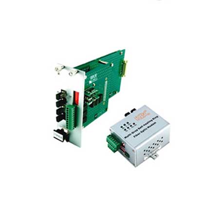 FTDR-M2-WSA KBC Networks RS232/422/485 multi-drop self healing ring 2 fibers multi-mode Desktop/wall-mount ST connector US power plug