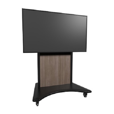 FVS-1200SC-BHA0 Middle Atlantic  IFP Fixed Cart VESA 1200 Mounting Pattern with Black Base and 5th Ave Elm Finish