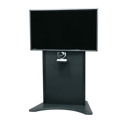 FVS-800S-BK Middle Atlantic FlexView Single Display Cart Stationary with Levelers 42" to 80" Monitors - Black