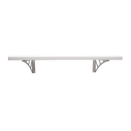FVS-HS-FRTSHLF-WH Middle Atlantic FlexView Conferencing Cart with HuddleSHOT FC Shelf