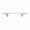 Show product details for FVS-HS-FRTSHLF-WH Middle Atlantic FlexView Conferencing Cart with HuddleSHOT FC Shelf