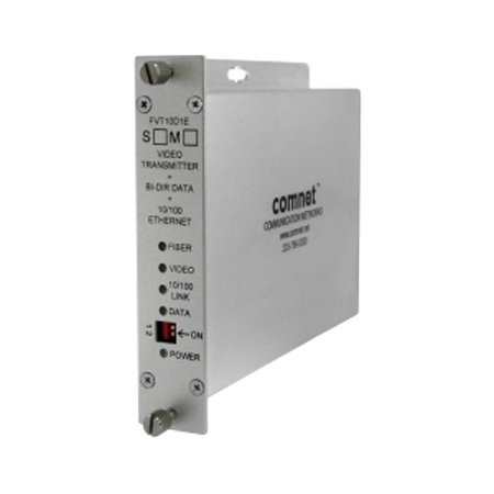 FVT10D1EM/24VAC Comnet 10-Bit Digital Video with One Bi-Directional Data Channel and 1 10/100 Mbps Fast Ethernet Port