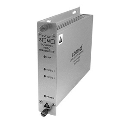 FVT2001M1 Comnet 2-Channel Digitally Encoded Video Transmitter, 10-Bit, mm, 1 fiber