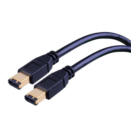 Vanco IEEE 1394 FireWire Cable (6-Pin to 6-Pin)