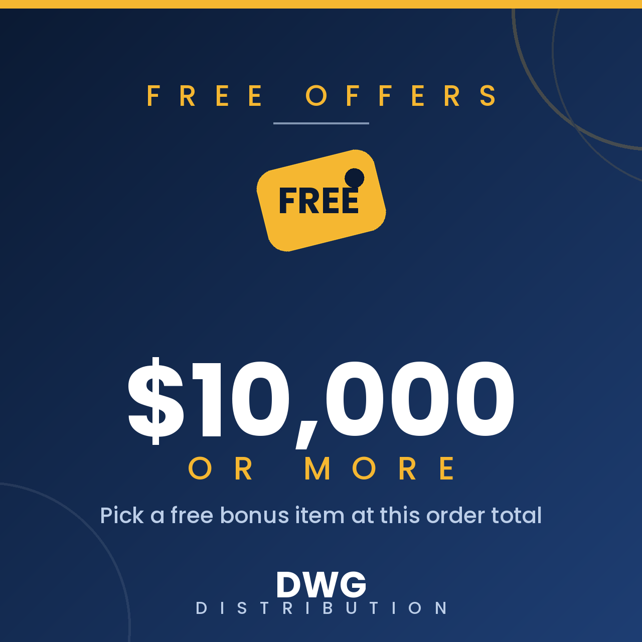 $10,000 OR MORE - Free Offers