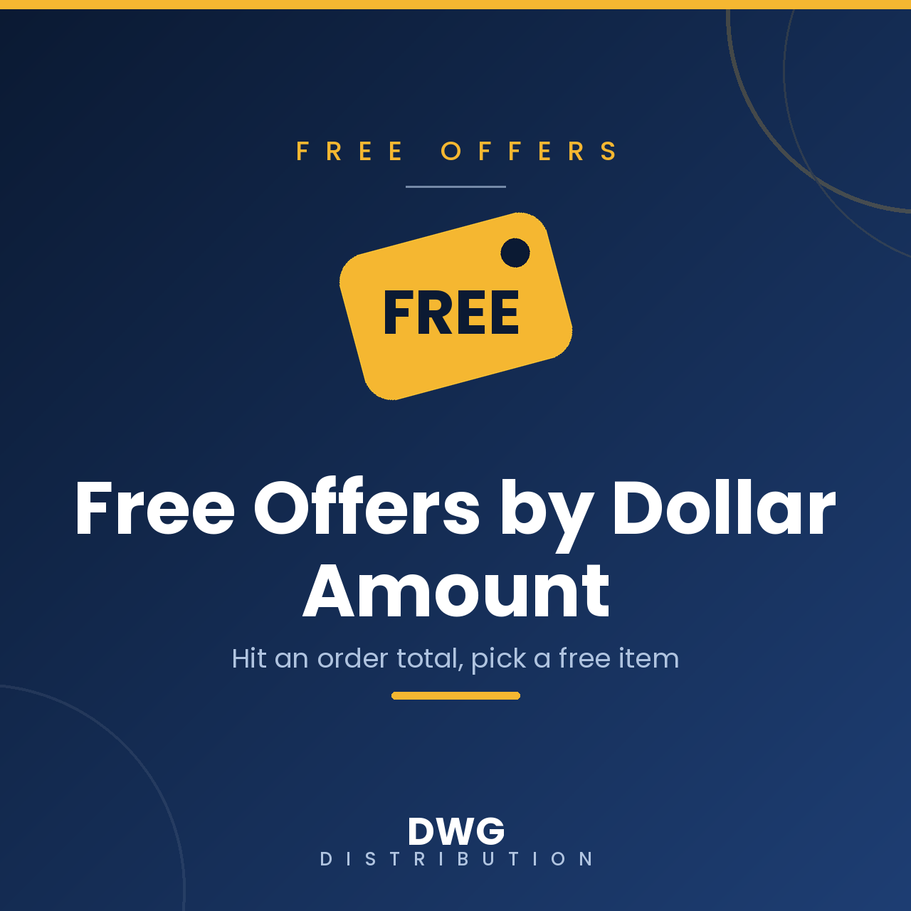 Free Offers by Dollar Amount