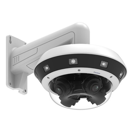 GV-RMS32810 Geovision Quad-sensor 2.8~12mm Motorized 25FPS @ 8MP Outdoor IR Day/Night WDR Panoramic IP Security Camera 12VDC/24VAC/Hi-PoE 