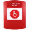 Show product details for G3A002ZA-EN STI G3 Multipurpose Push Button No Camera Red No Cover Key-To-Reset Custom Text - English