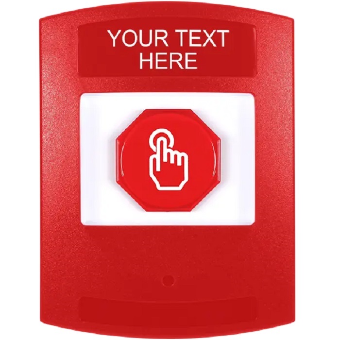 G3A005ZA-EN STI G3 Multipurpose Push Button No Camera Red No Cover Momentary Custom Text - English