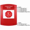 Show product details for G3A009ZA-EN STI G3 Multipurpose Push Button No Camera Red No Cover Turn-To-Reset Custom Text - English