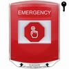 Show product details for G3A022EM-EN STI G3 Multipurpose Push Button No Camera Red Shield Key-To-Reset Emergency - English
